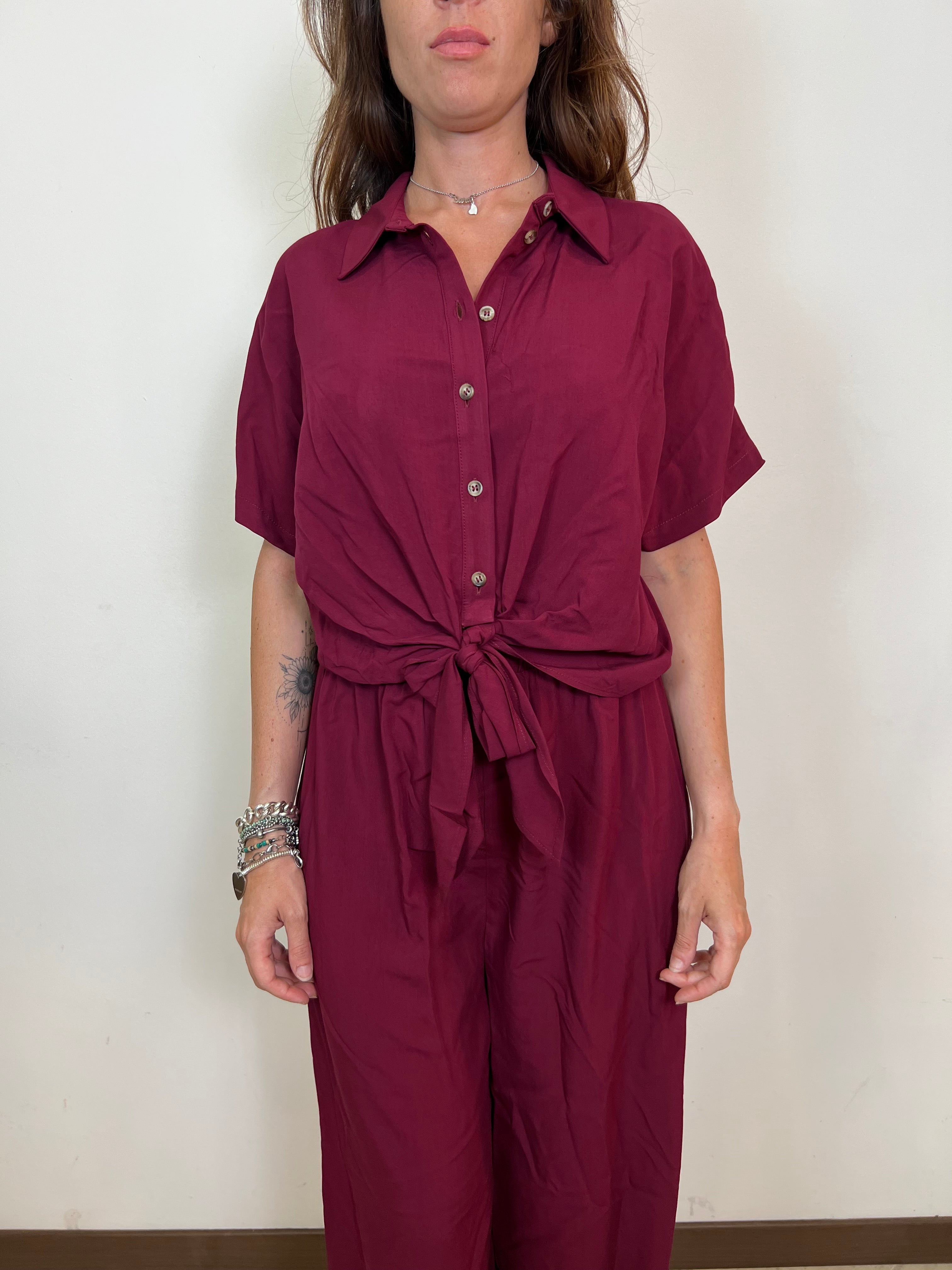 Camicia mezza manica crop - Haveone