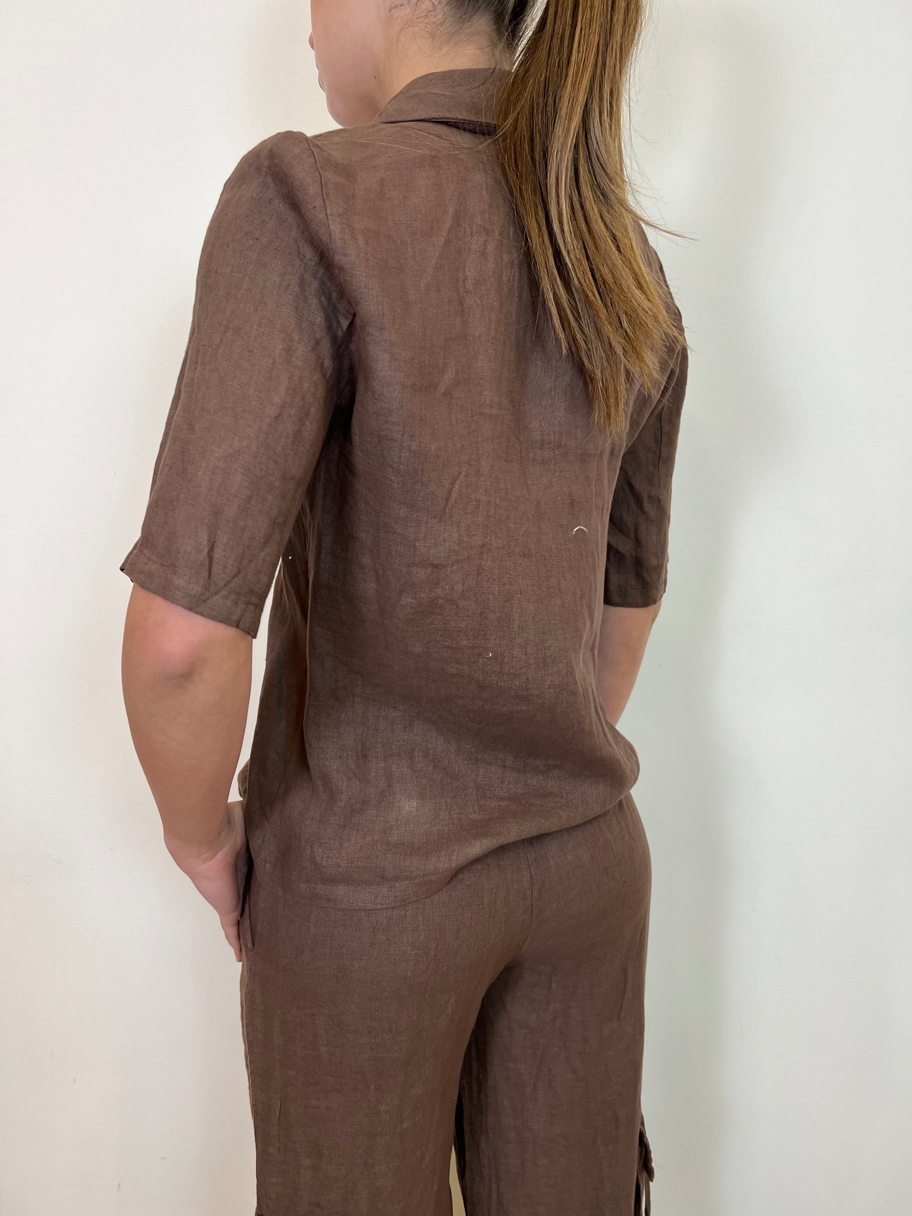 Giacca mezza manica lino - Haveone
