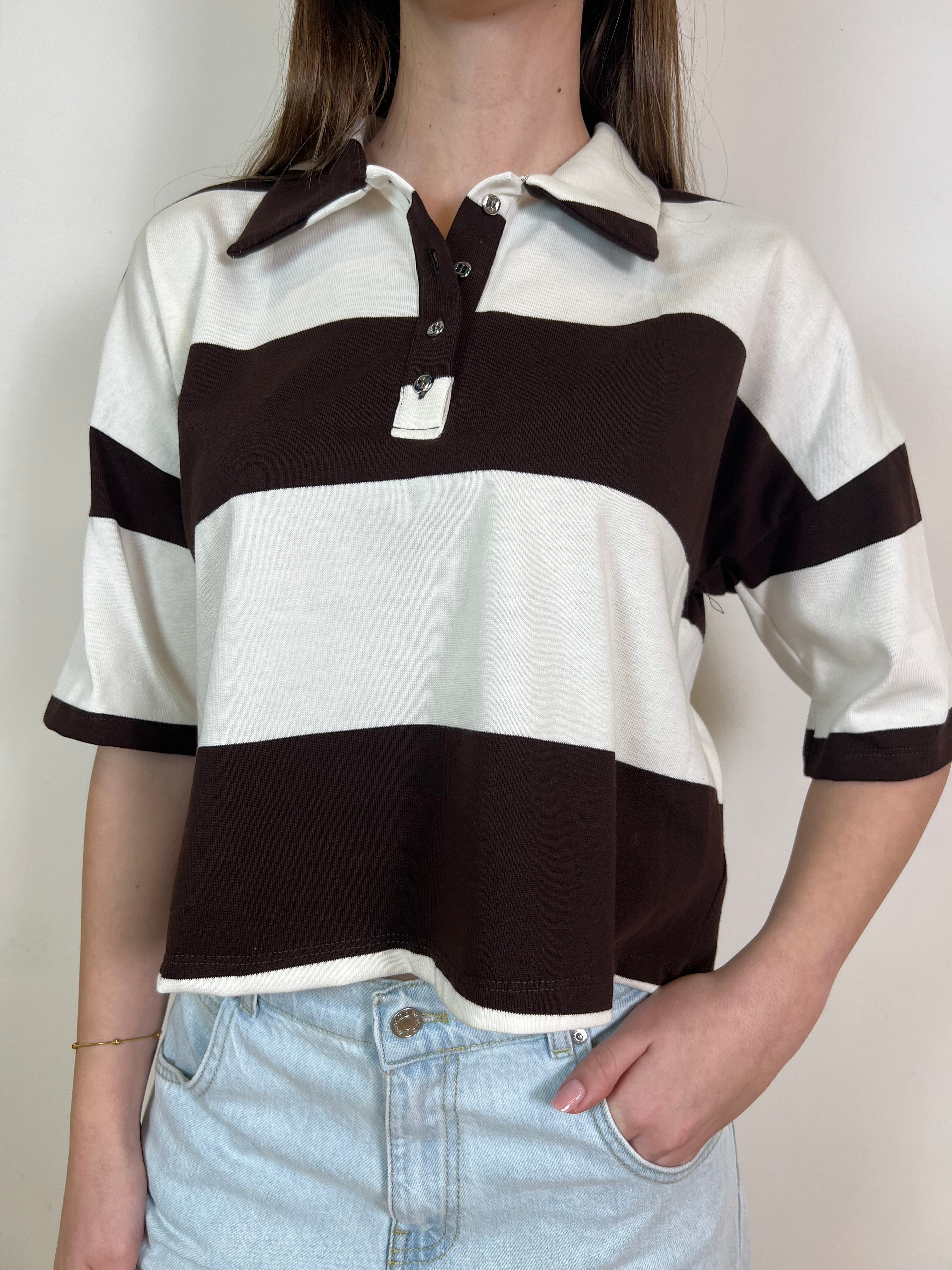 Polo mezza manica righe - Vicolo