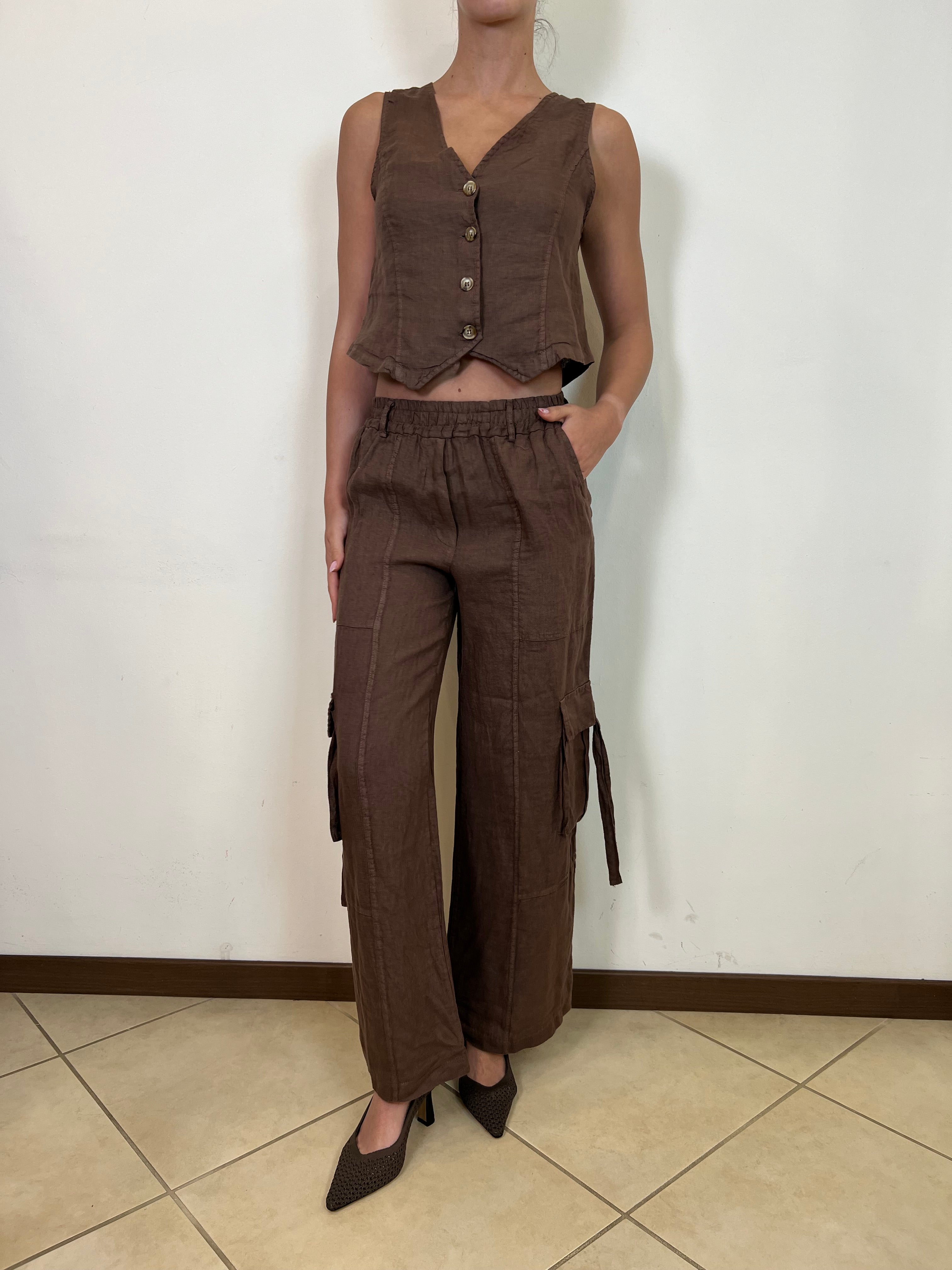 Gilet lino - Haveone