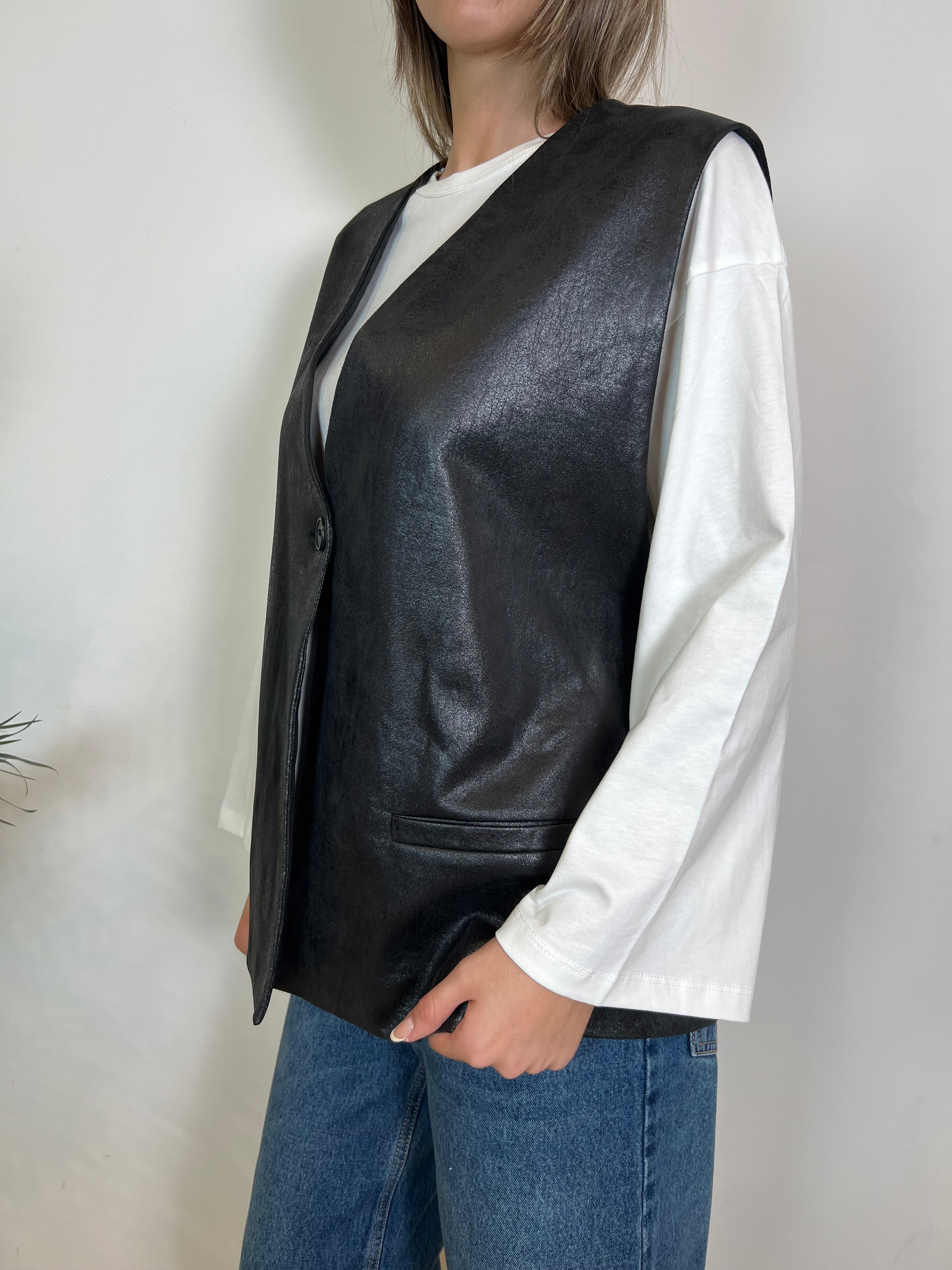 Gilet ecopelle - TensioneIn