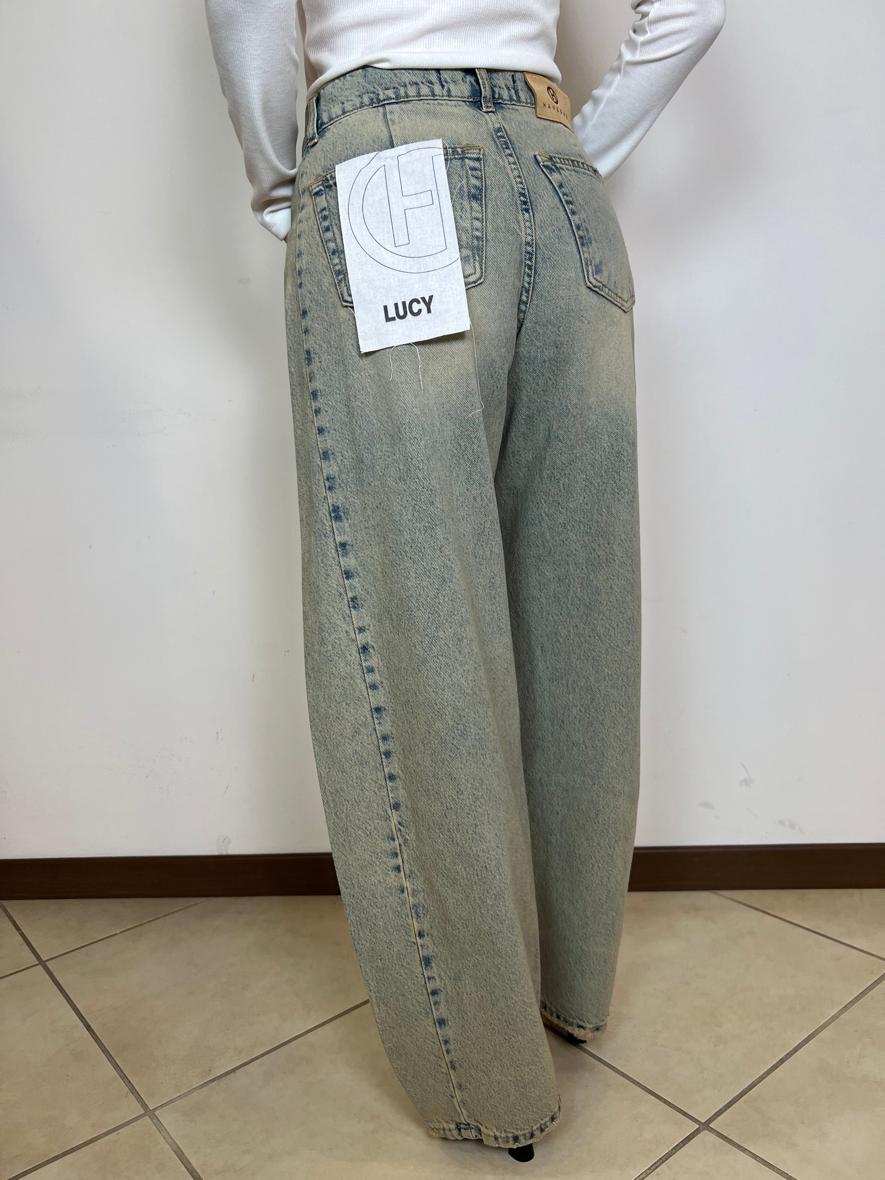 Jeans Lucy sabbiato - Haveone