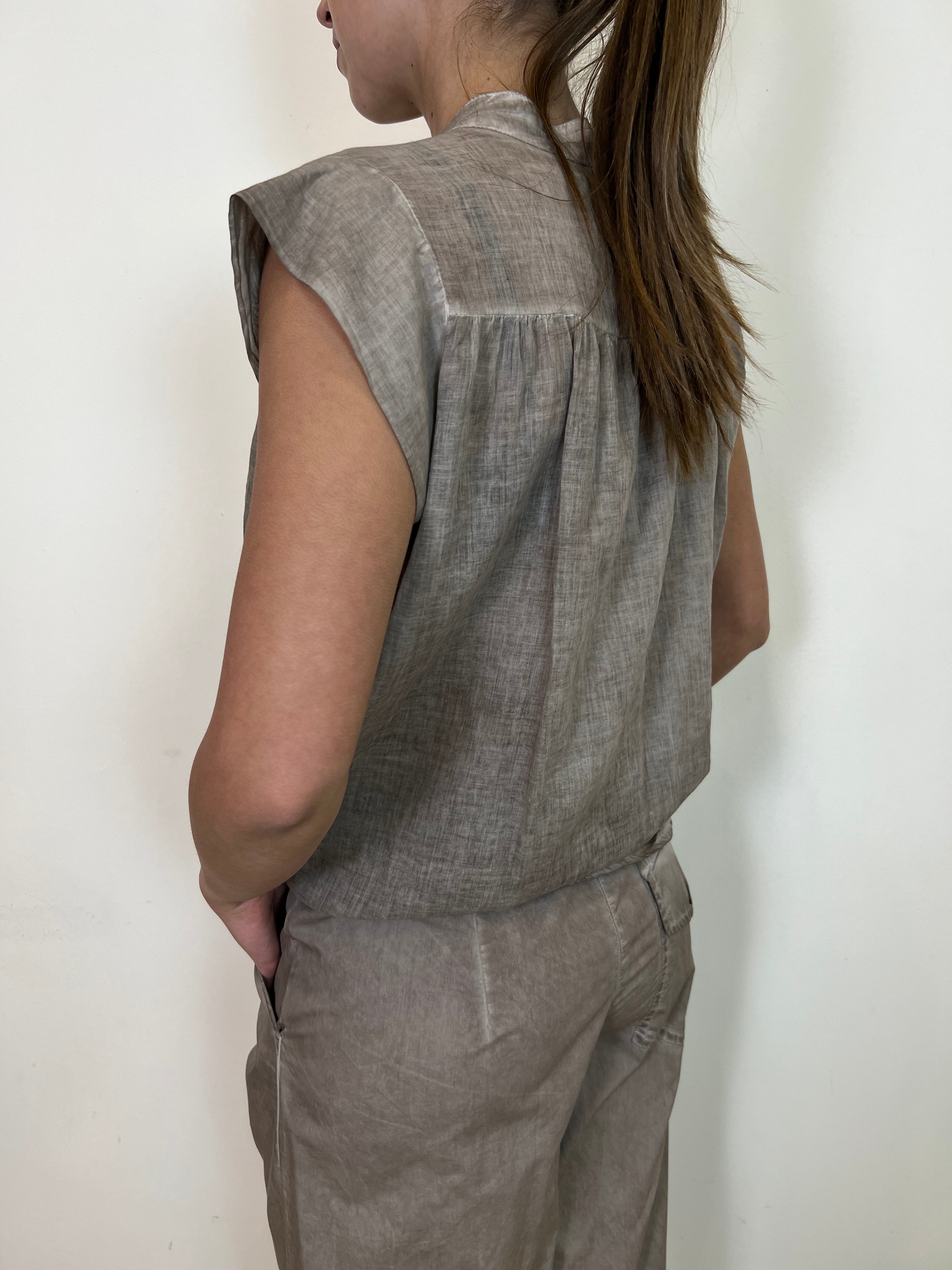 Camicia mussola aletta stone - Haveone