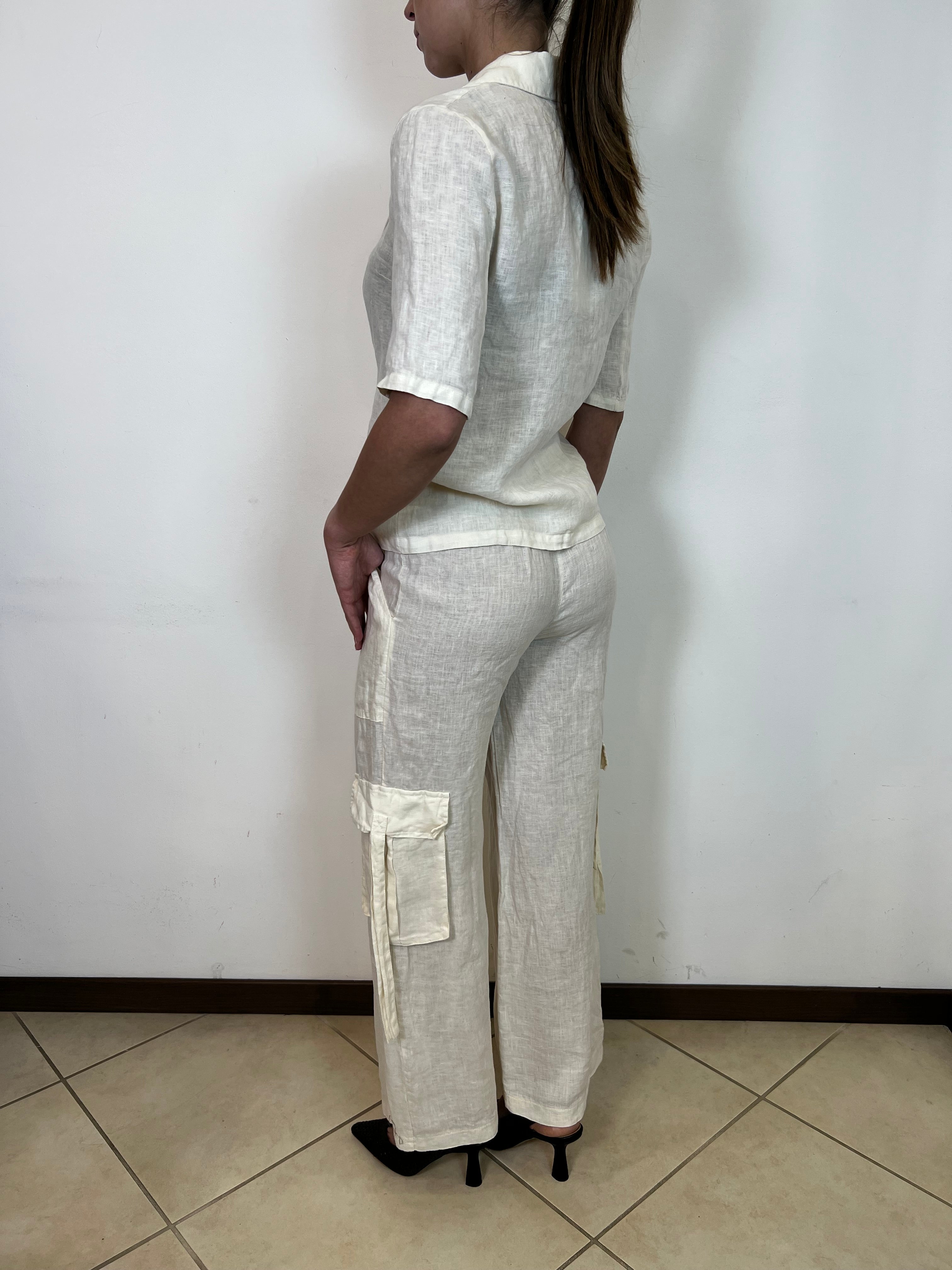 Giacca mezza manica lino - Haveone