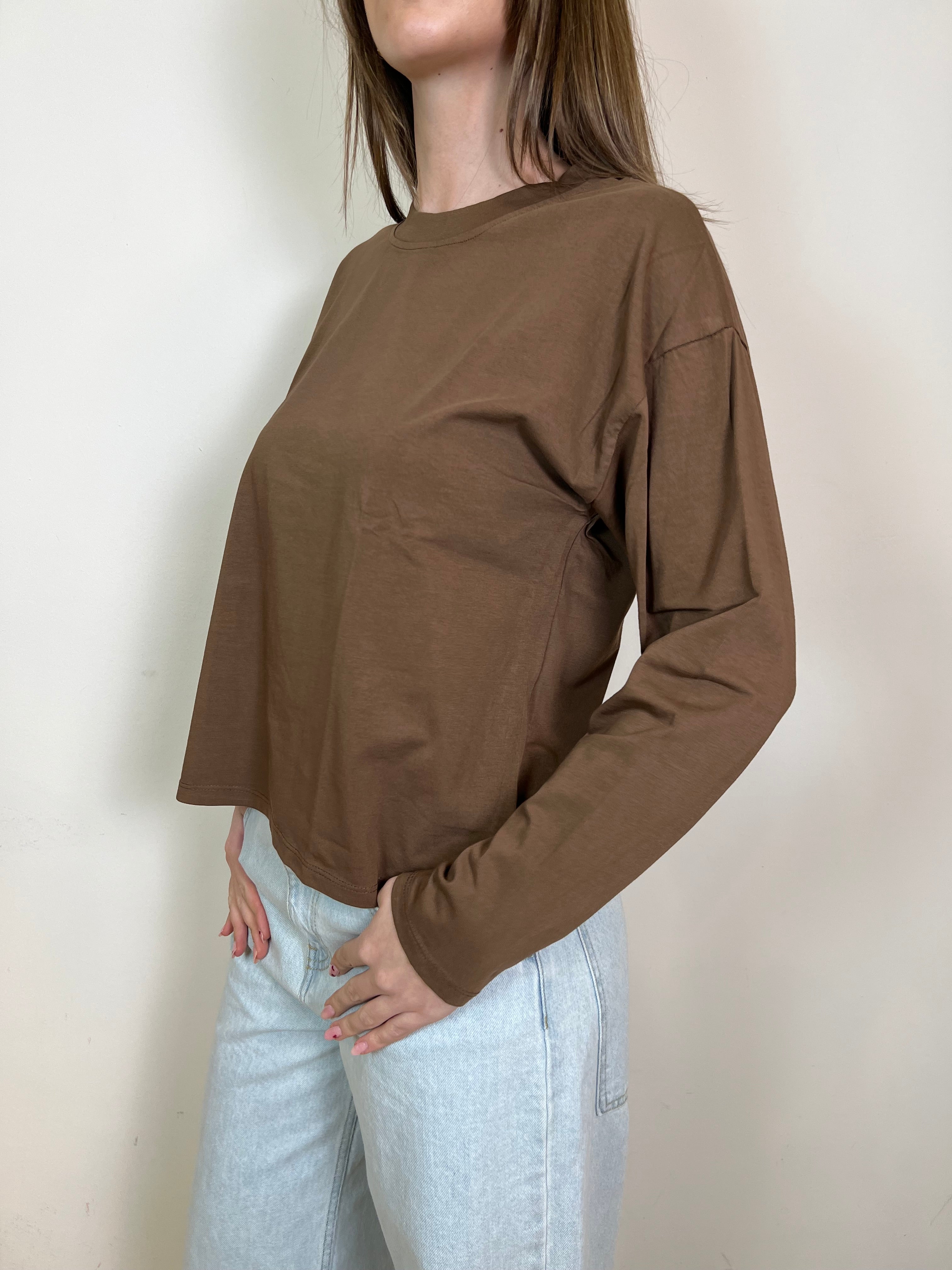 T-shirt scatola manica lunga - Haveone