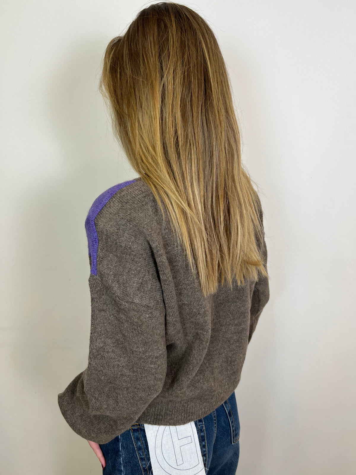 Maglia bicolor spalline - Haveone