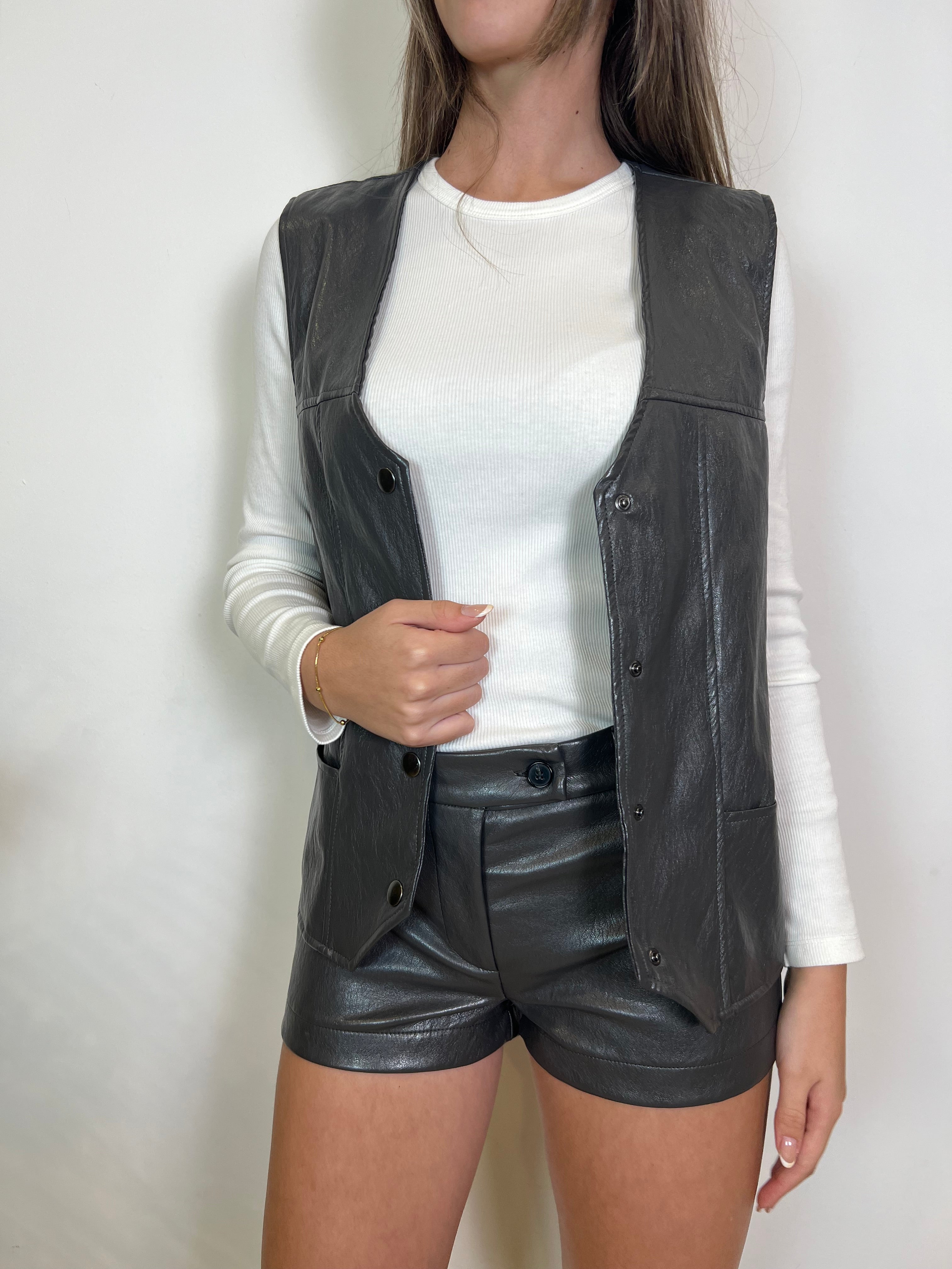 Gilet ecopelle - Vicolo