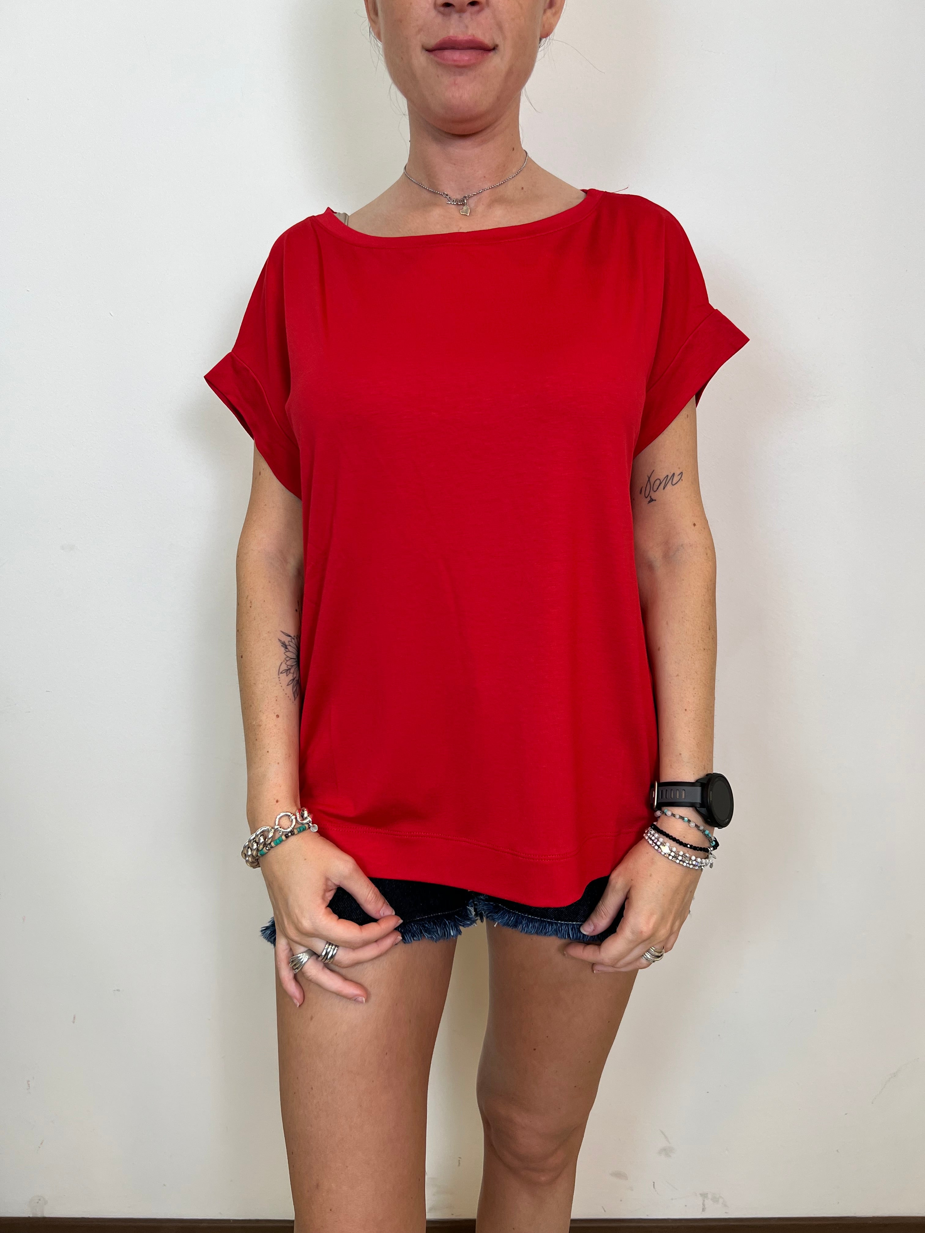 T-shirt scatola viscosa - Vicolo