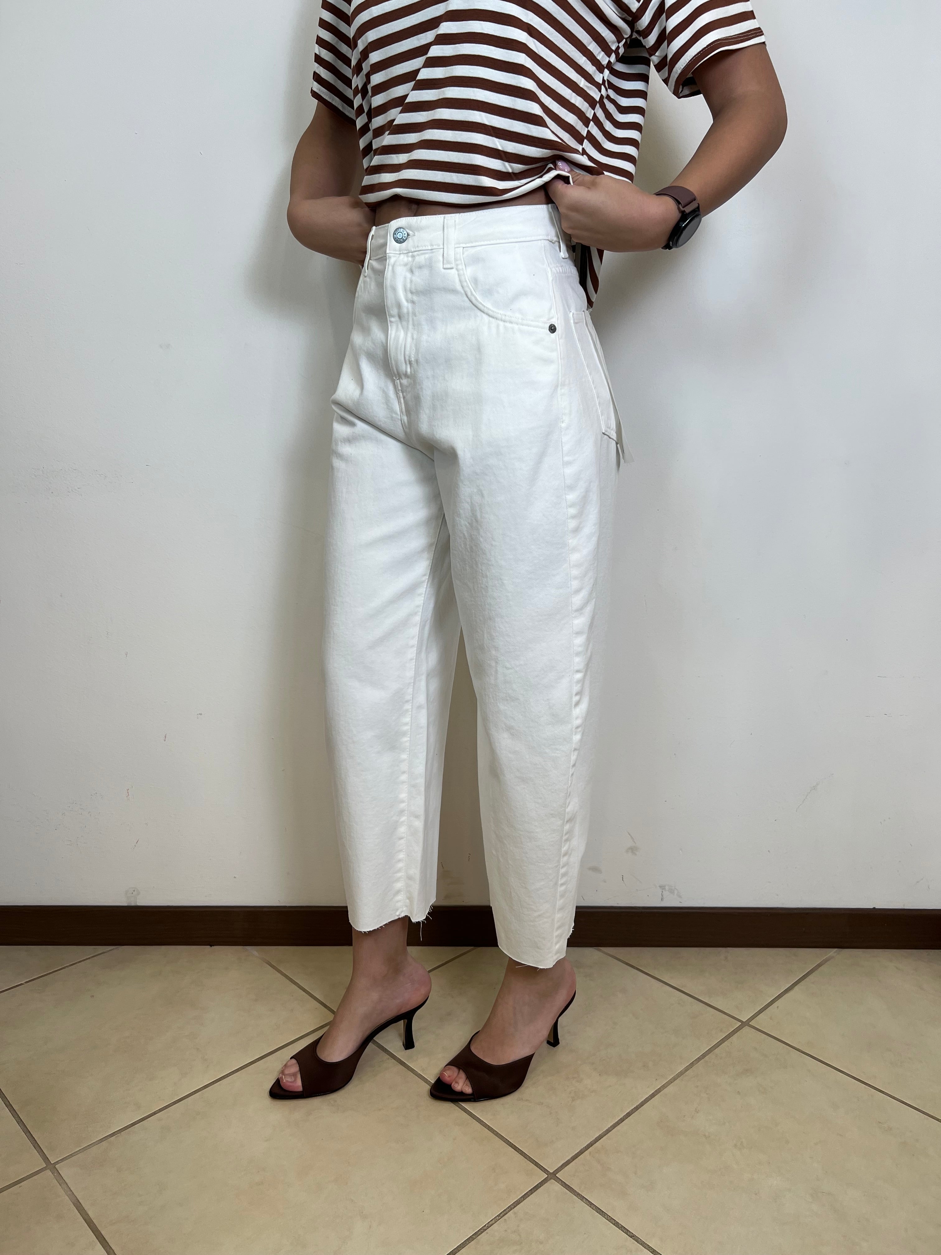 Jeans bianco Aria - Haveone
