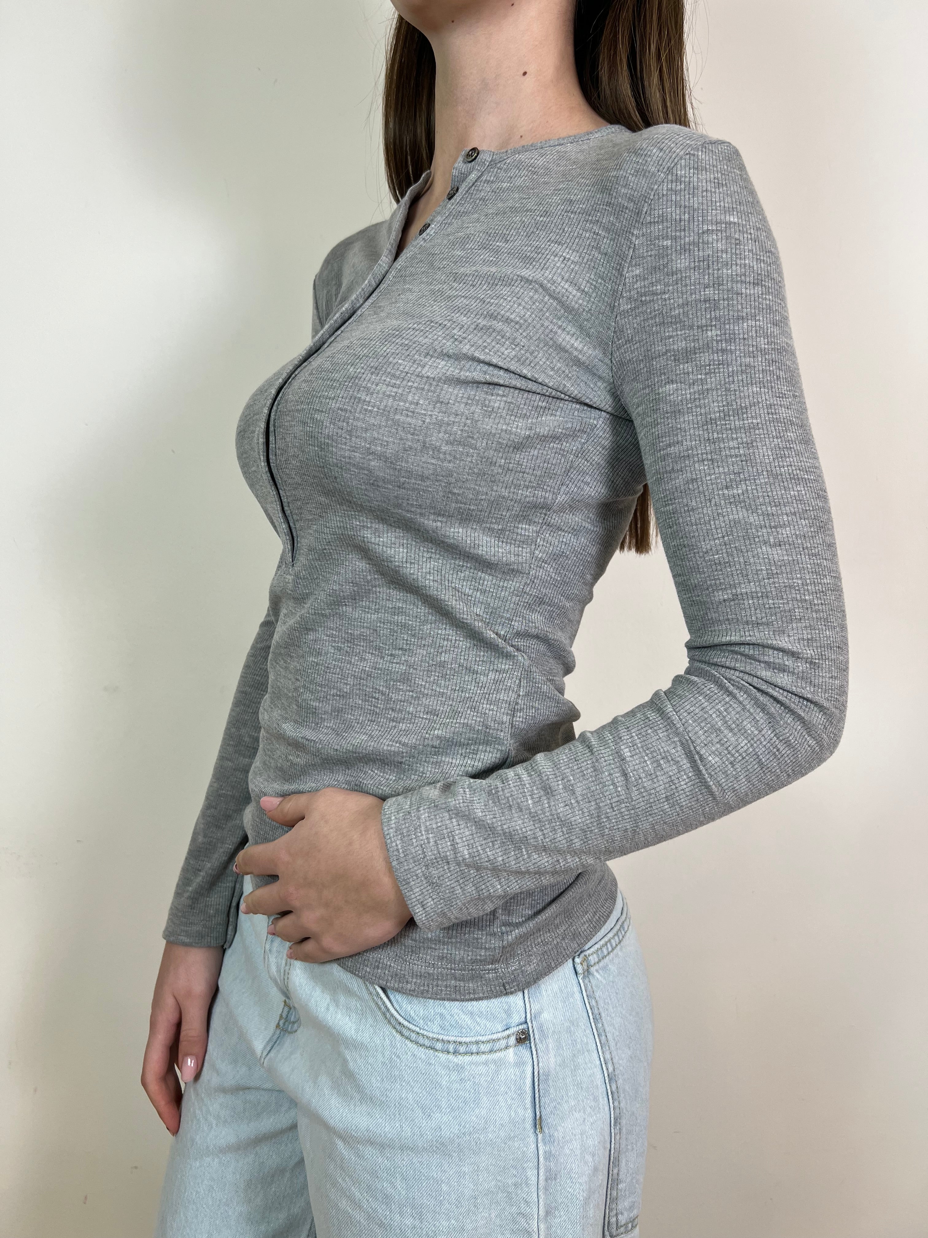 Maglia costina serafino - Vicolo