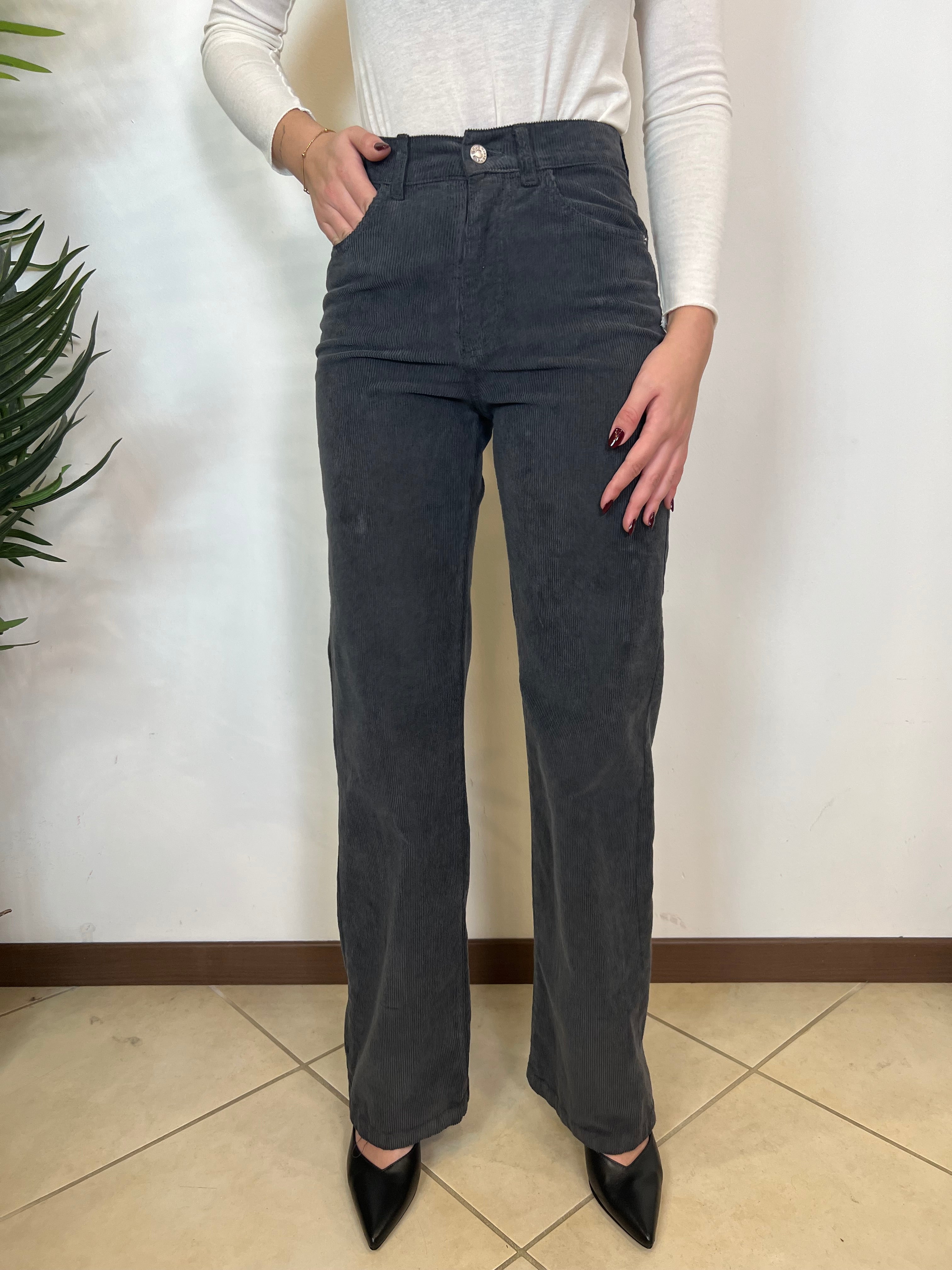Pantalone London velluto mille righe - Haveone