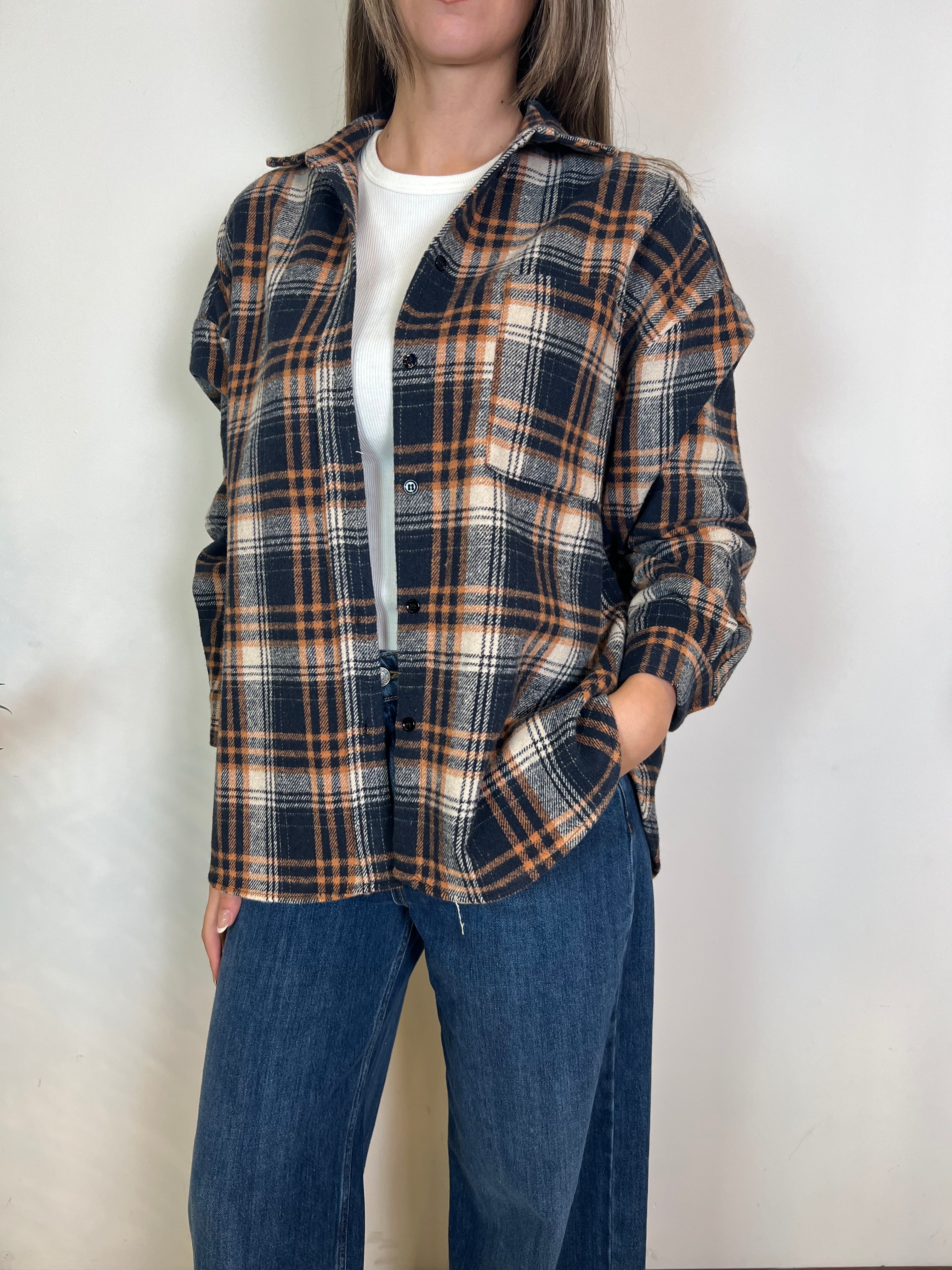 Camicia check blu - Vicolo