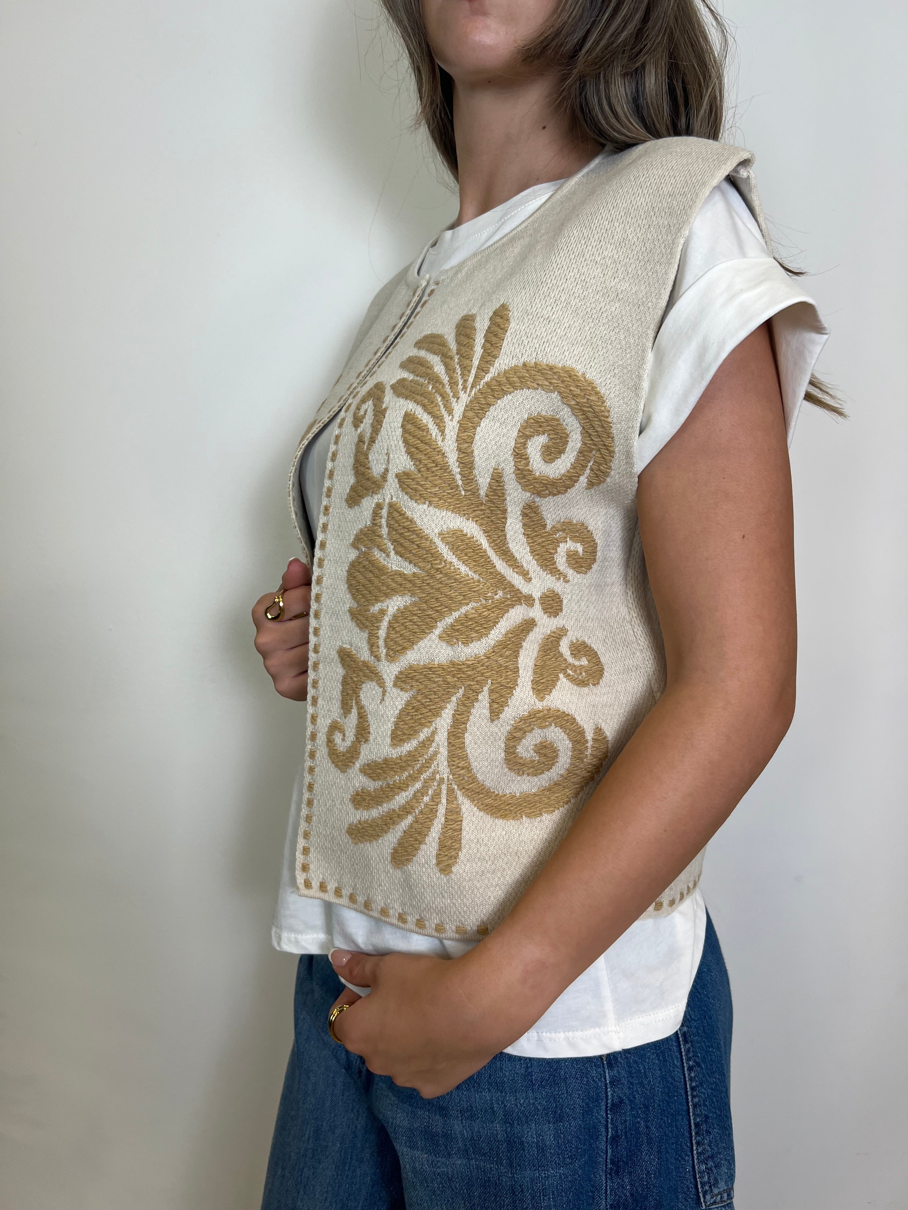 Gilet ricami - TensioneIn