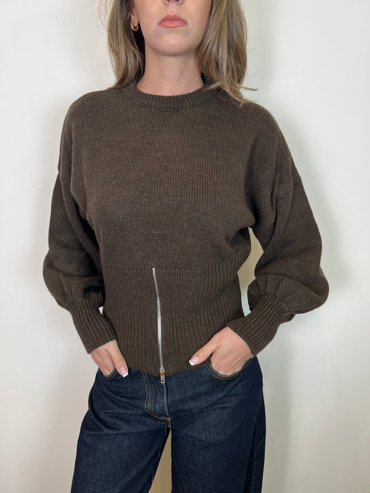 Maglia zip fondo - Vicolo