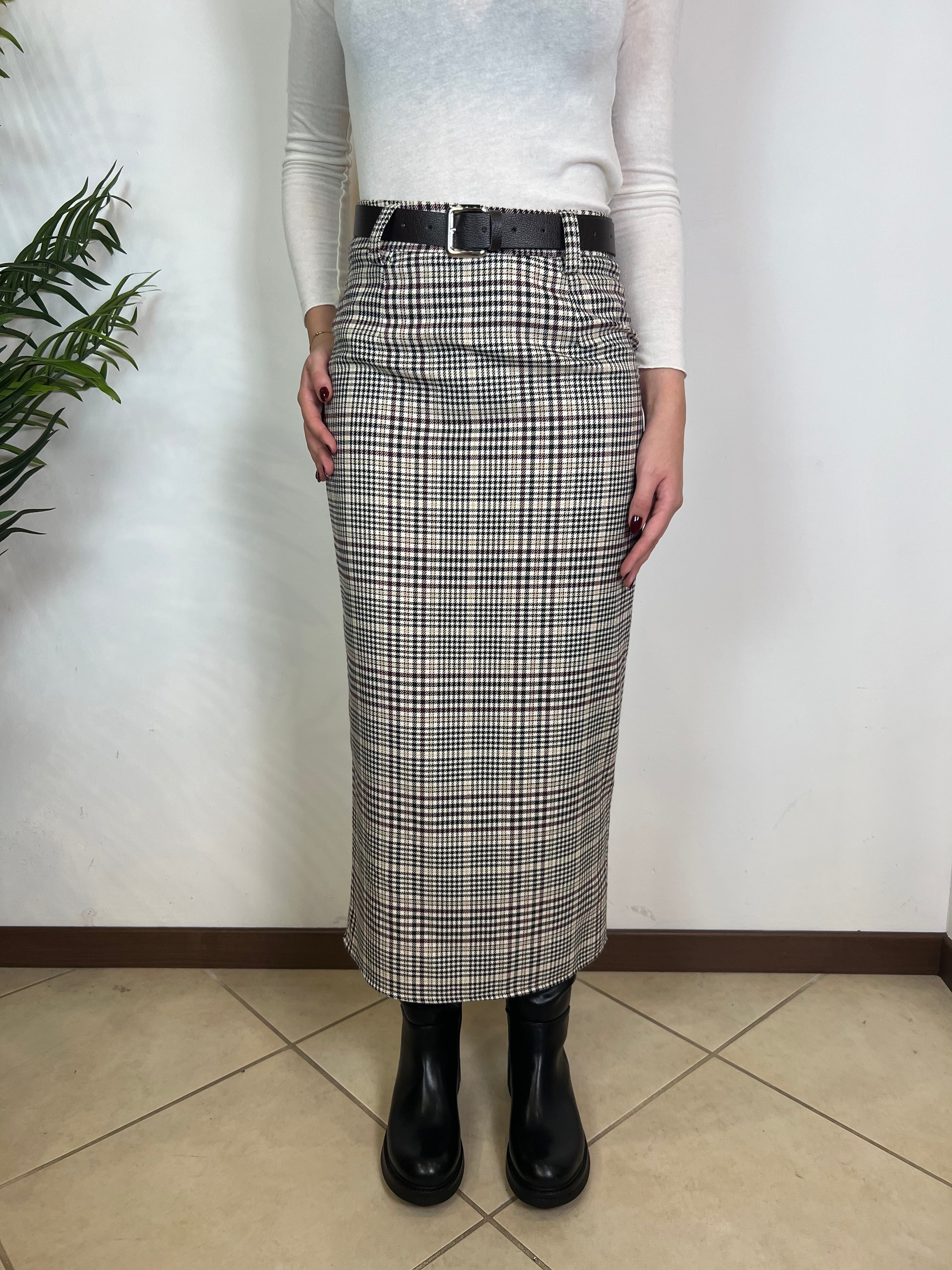 Gonna matita quadretti- Haveone