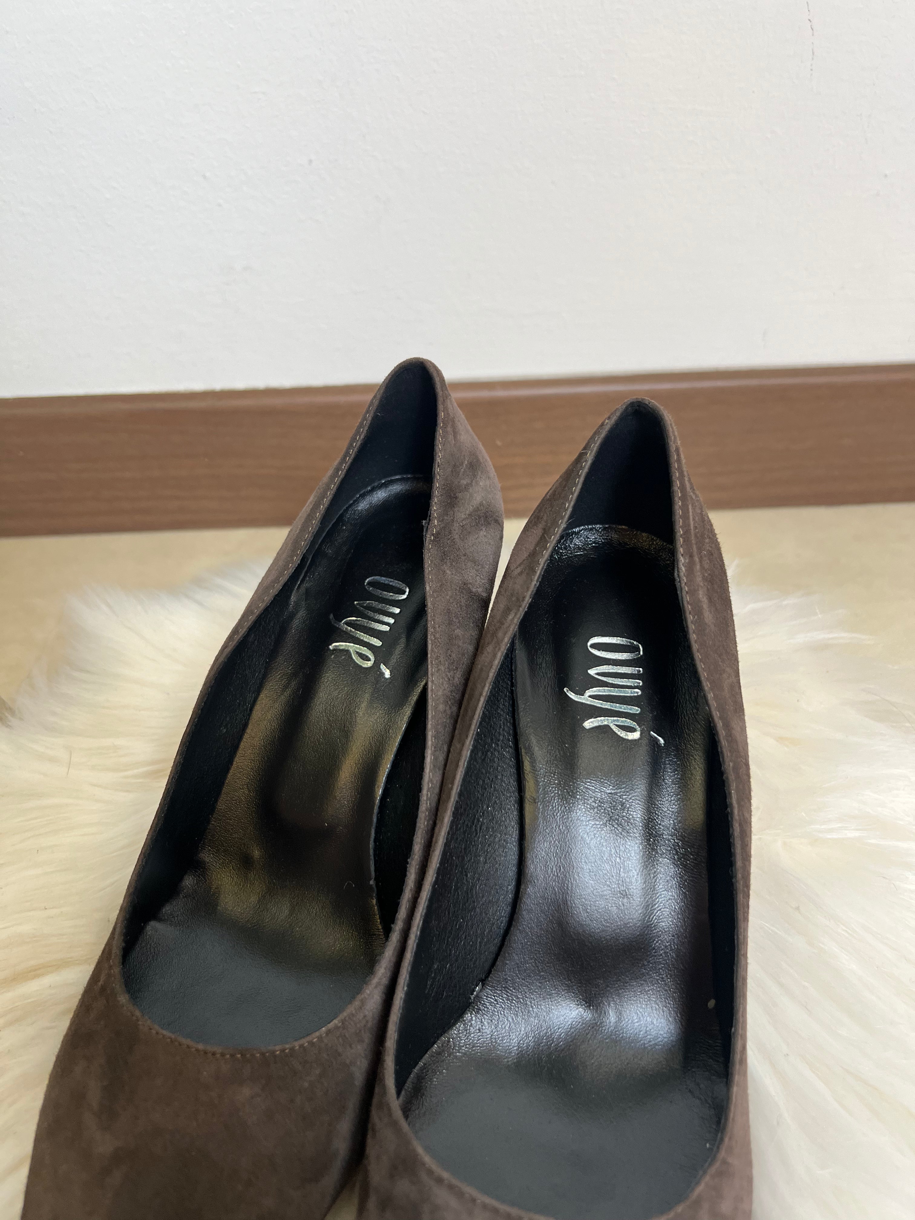 Decolletè camoscio moro - Ovyè