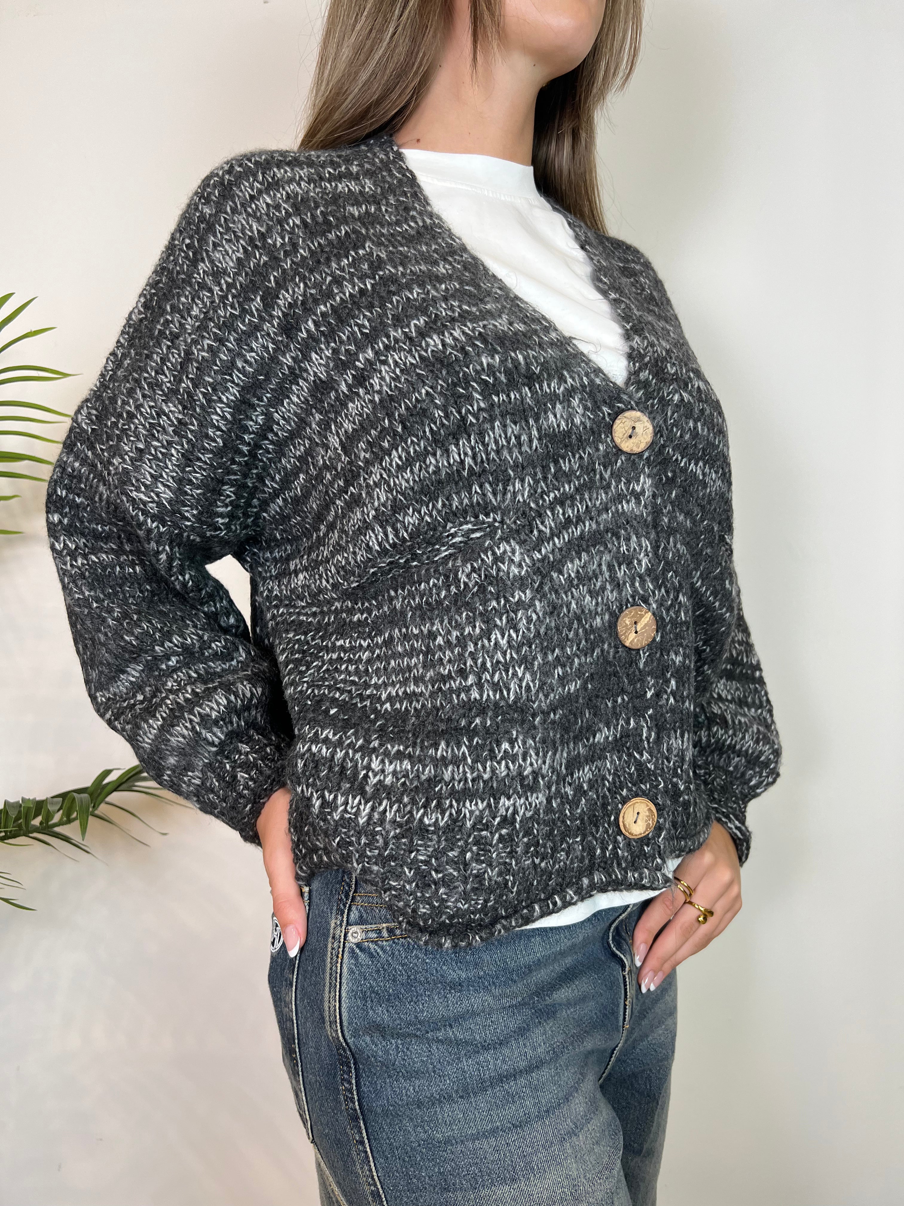 Cardigan over melange - Haveone
